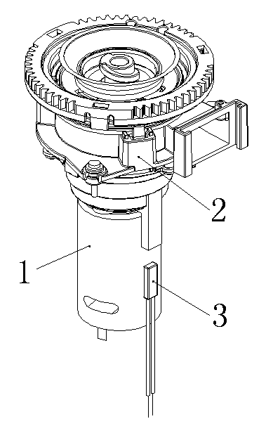 Bean grinding device with overheat protection function