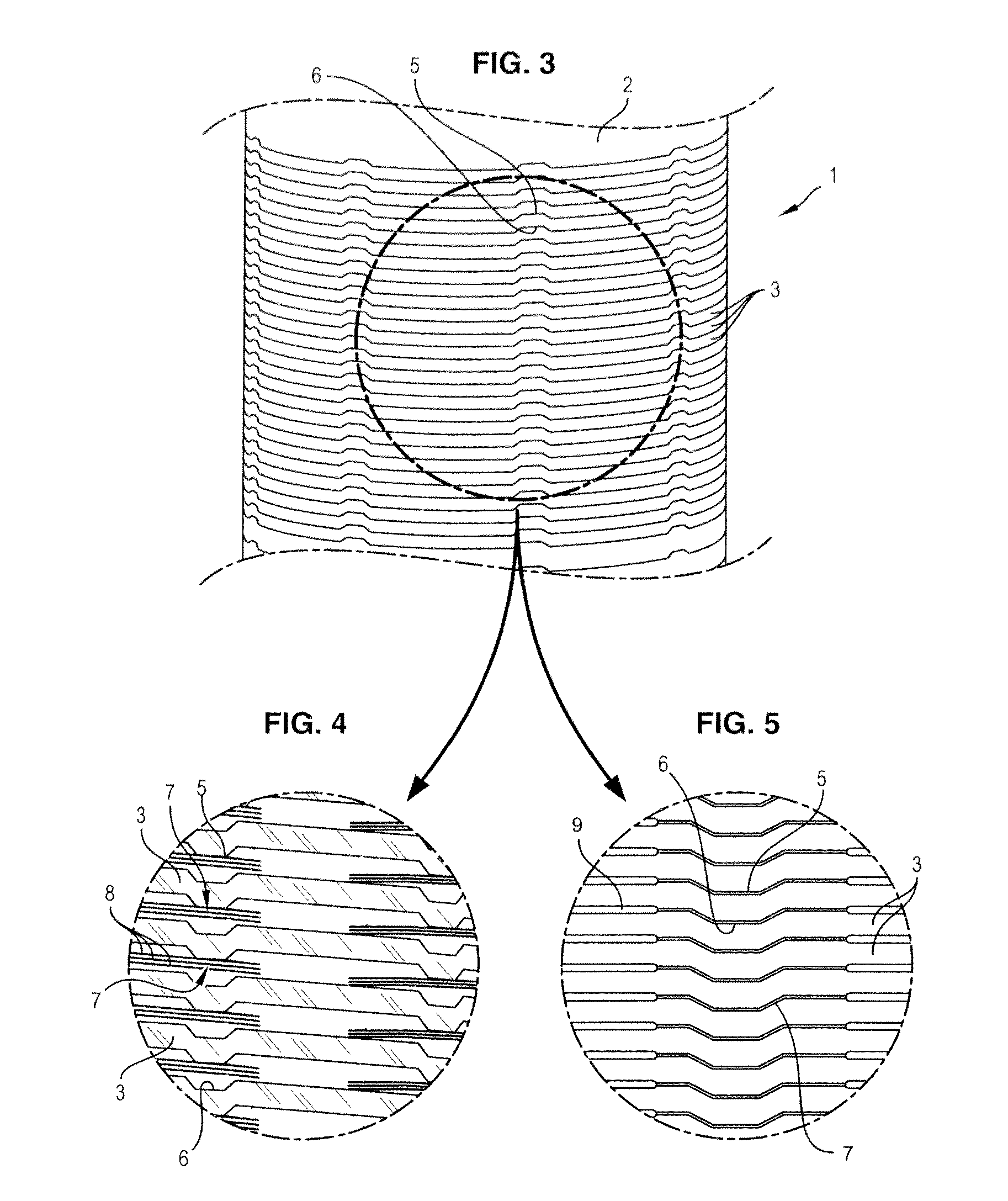 Coil capable of generating a magnetic field and method of manufacturing said coil