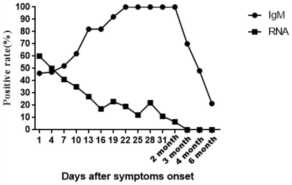 Indirect ELISA detection method of SARS-CoV-2S protein IgM