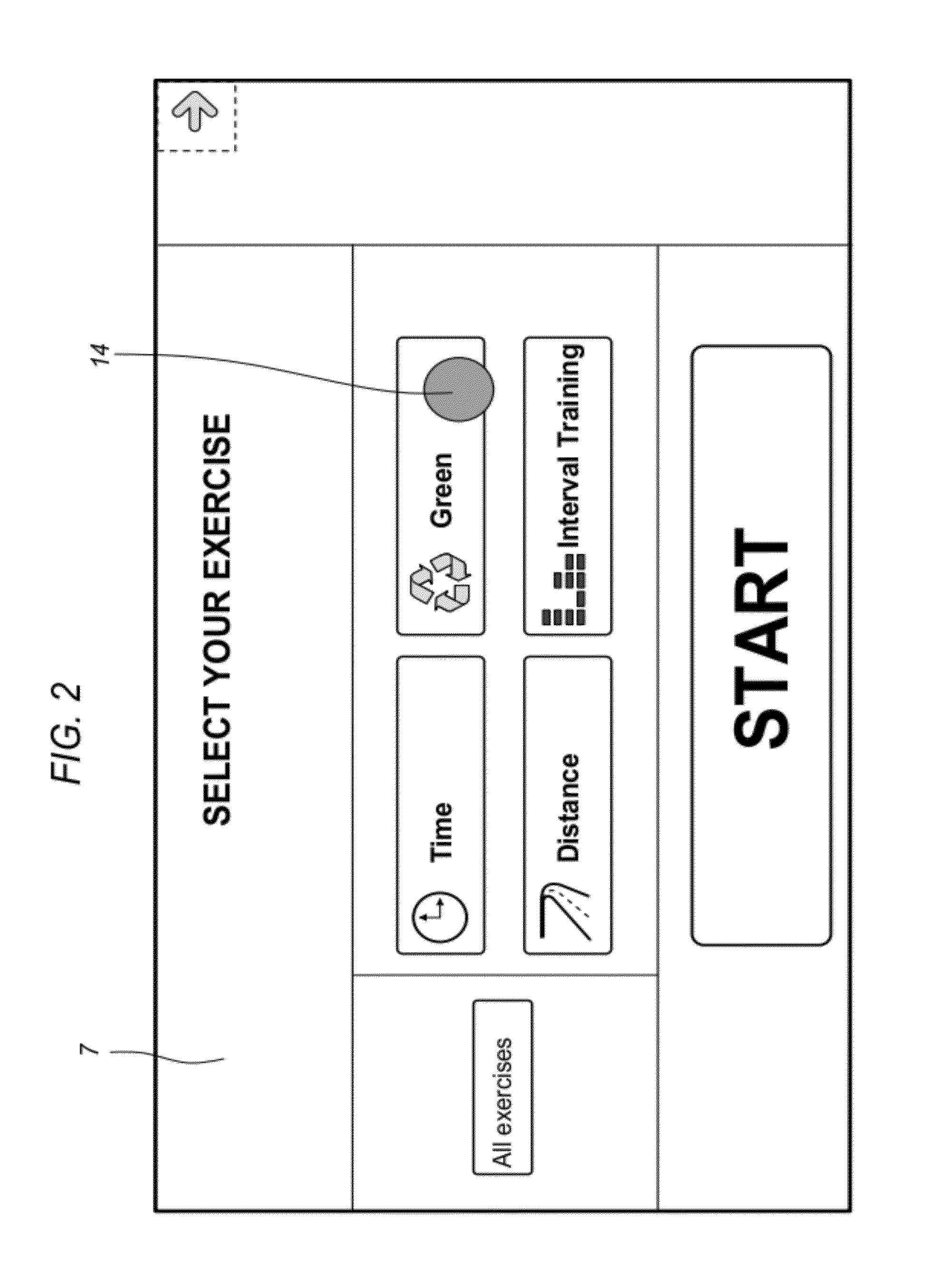 Exercise machine and method for performing an exercise