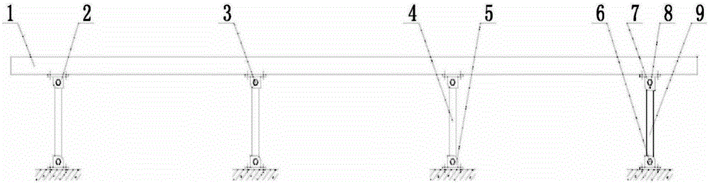 Rocker lifting type seedling culture bed