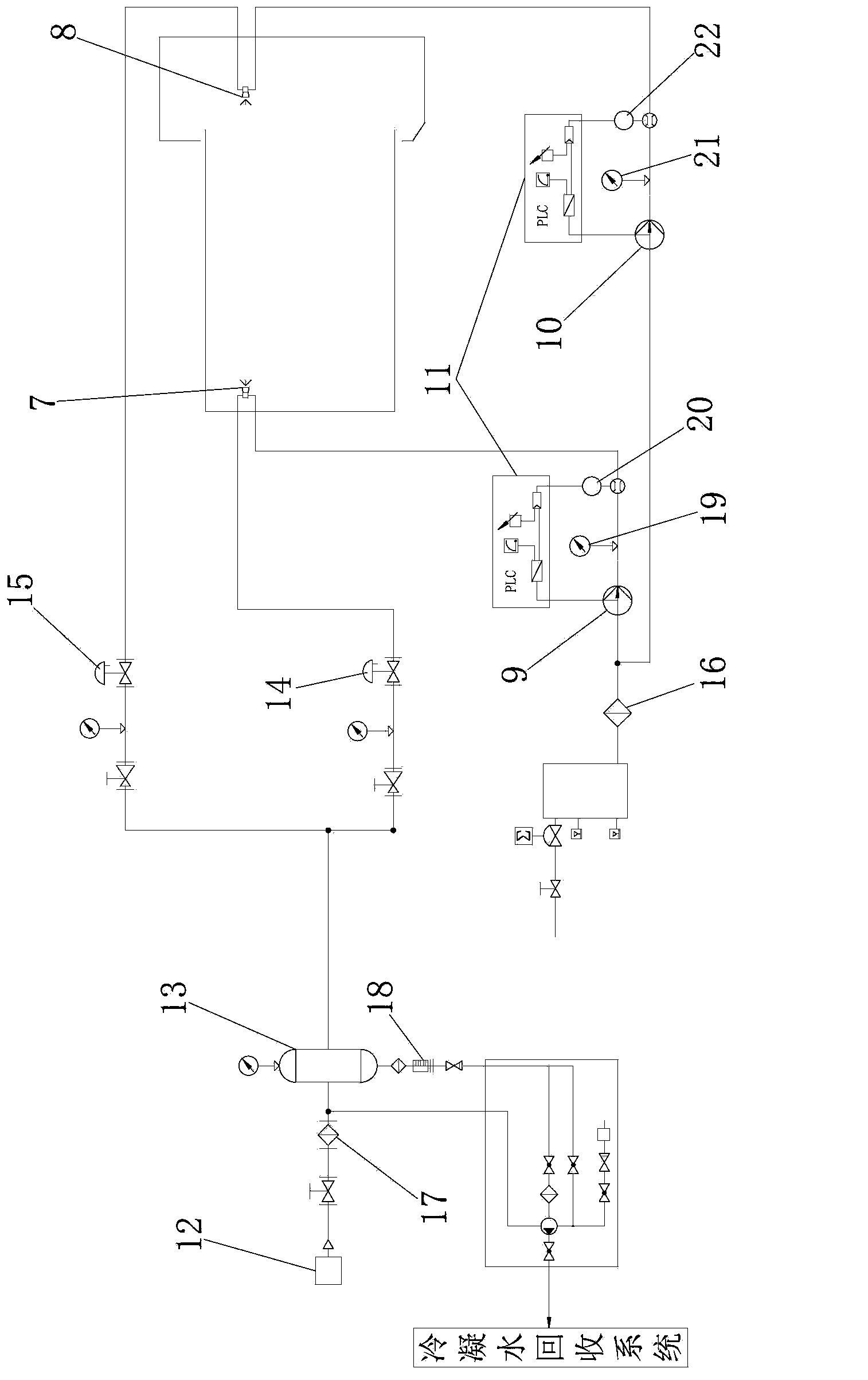 Tobacco leaf loosening and dampening device and water adding control method thereof