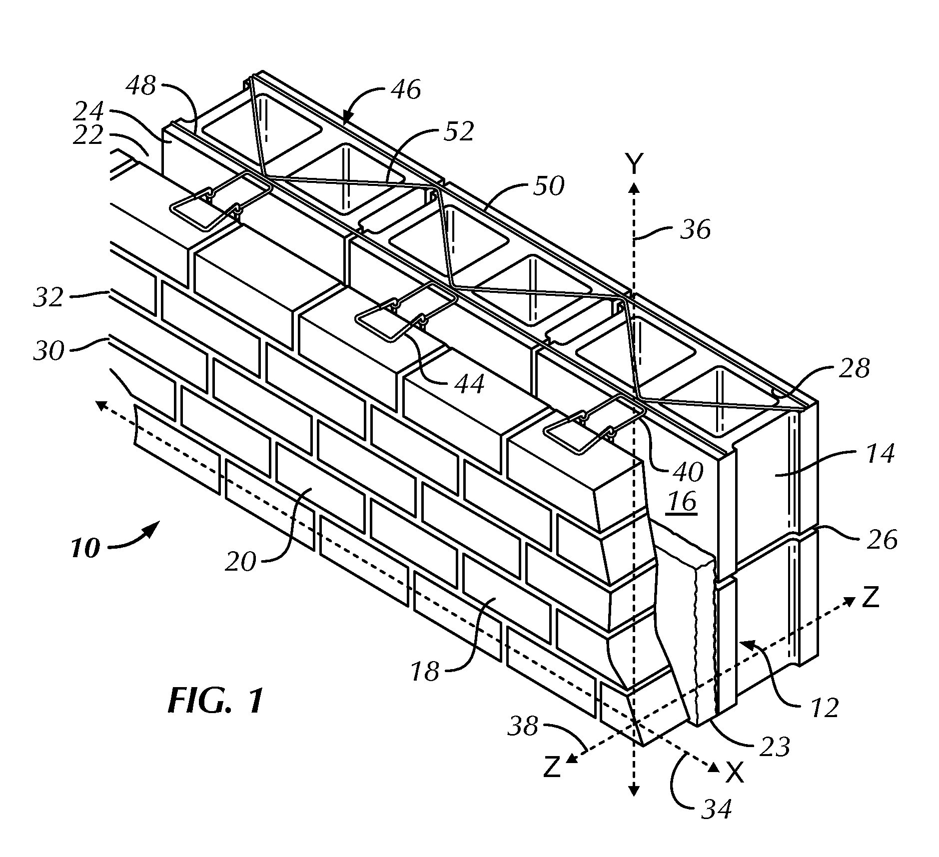 High-strength partially compressed veneer ties and anchoring systems utilizing the same