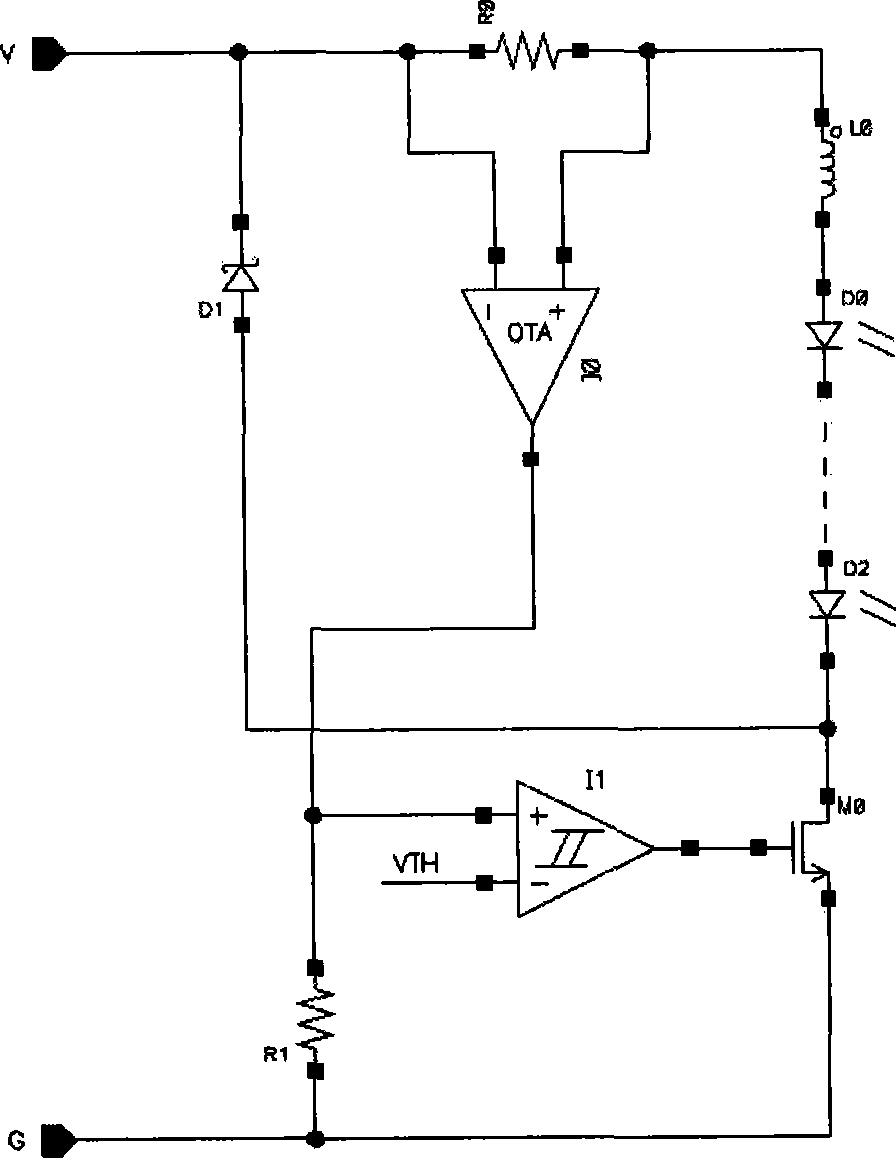 Control technique for switch power supply, inductance and current