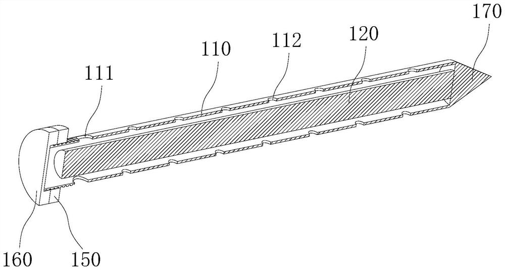 Ecological anchor rod, slope protection system and construction method