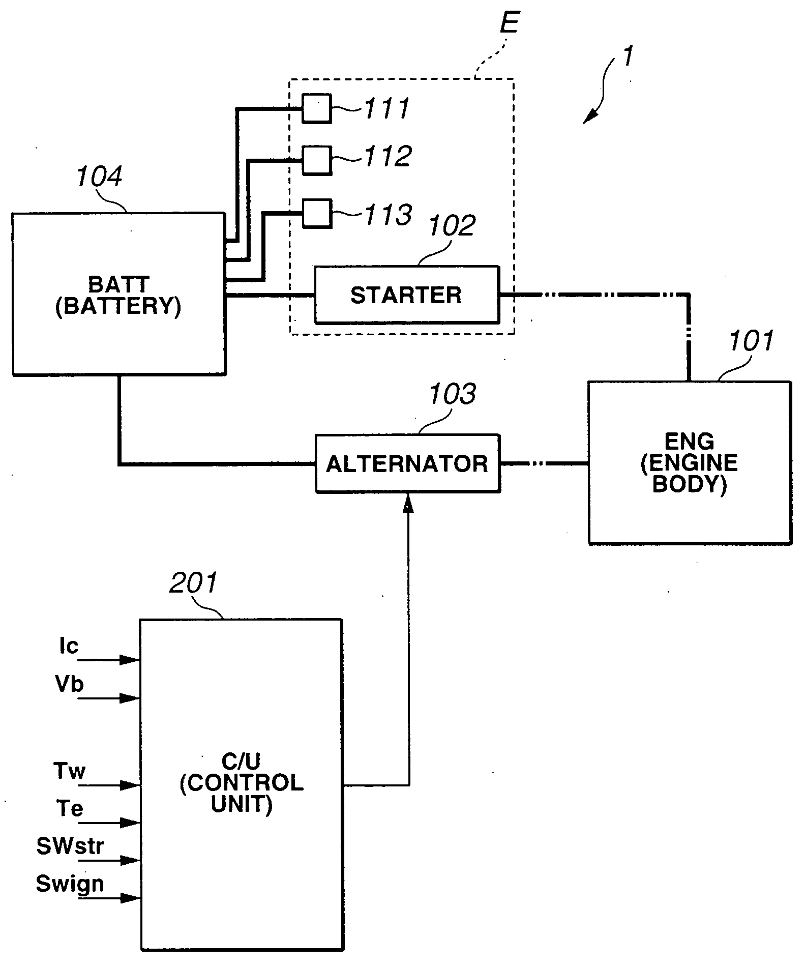 Control apparatus and method for vehicle equipped power supply having battery deterioration diagnostic feature