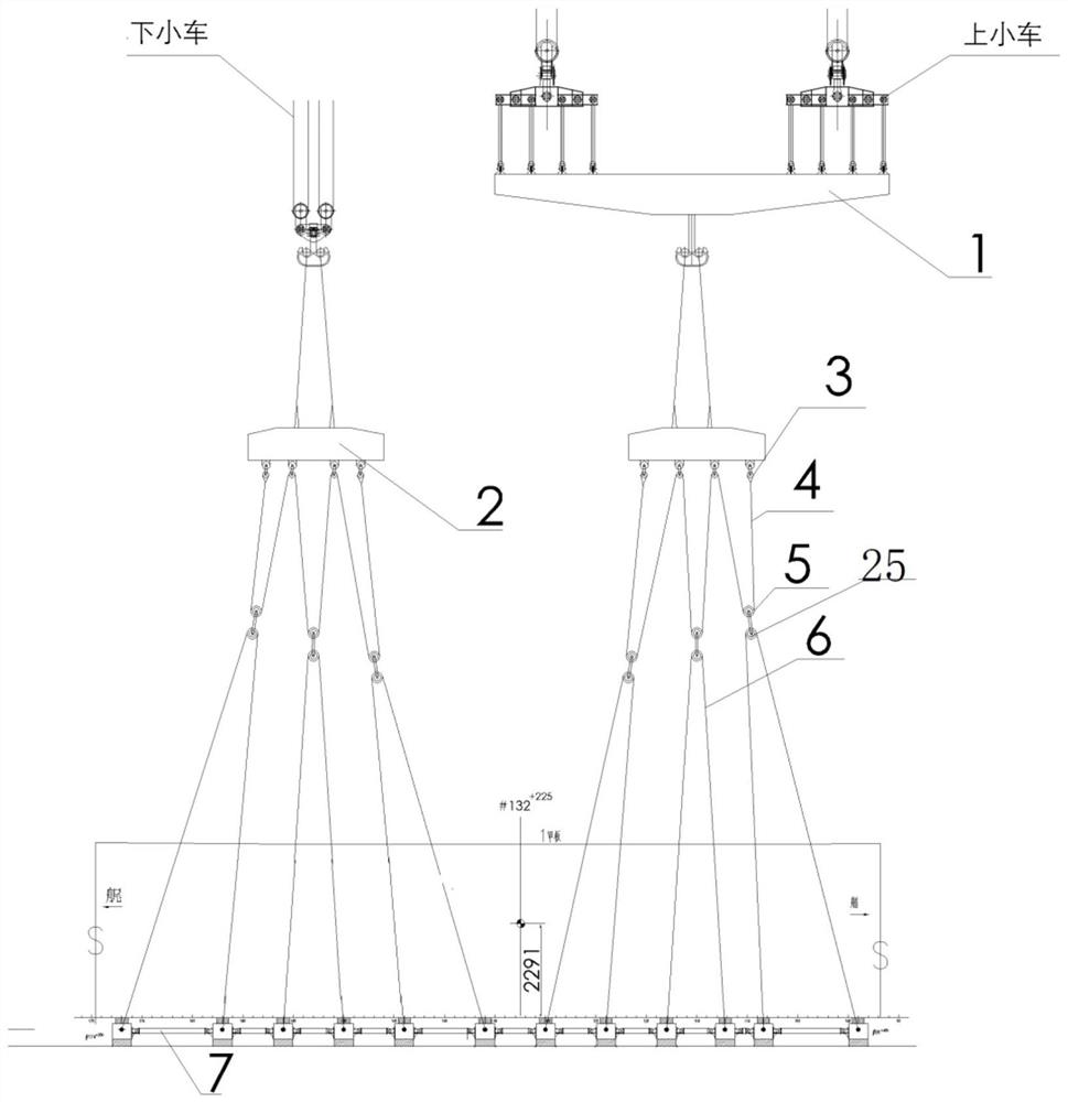 Method for hoisting annular block of fishery scientific investigation ship into dock