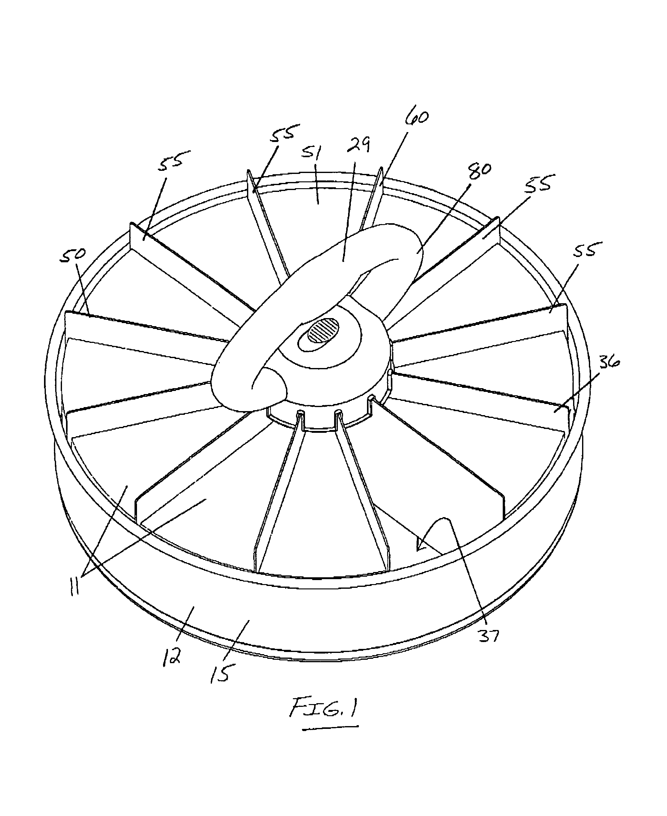 Food presentation system and assembly therefor