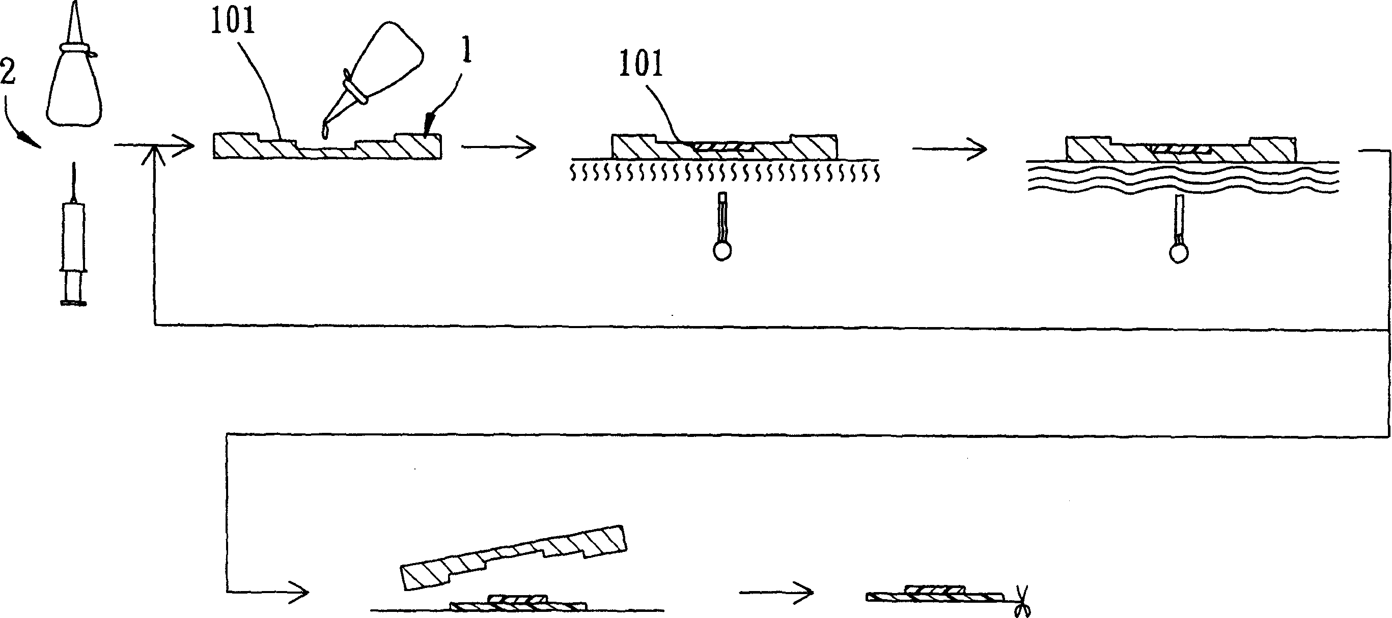 Multicoloured label sheet forming method