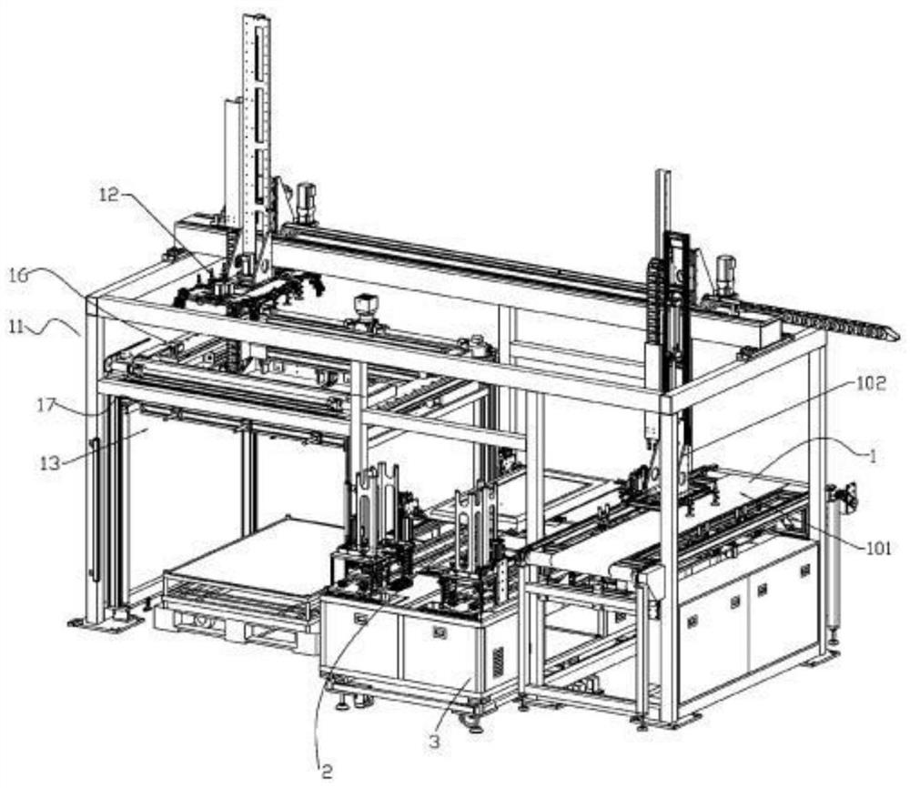 Automatic packaging system for television backboards