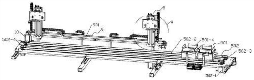 Automatic packaging system for television backboards