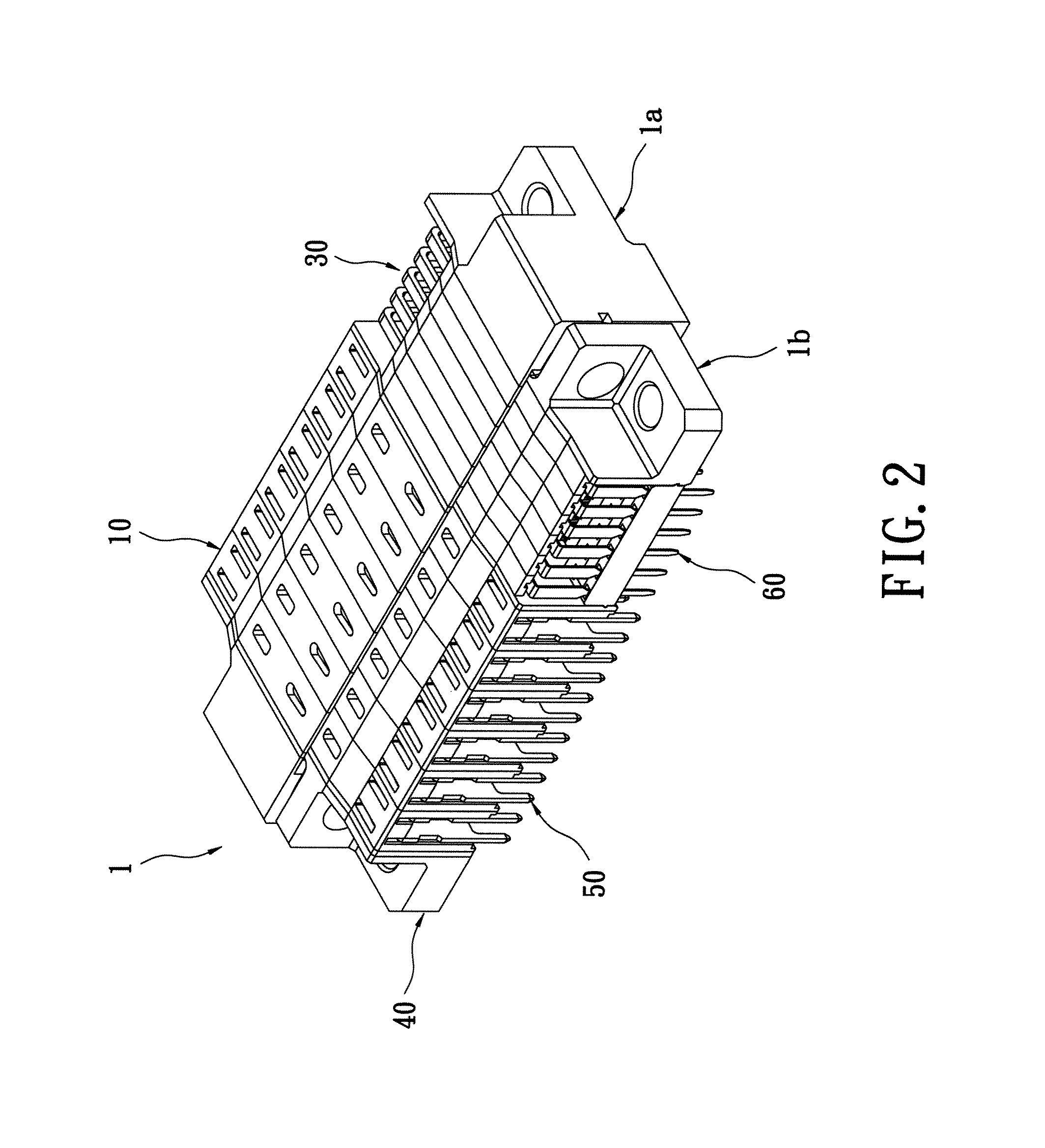 Power connector assembly with improved terminals