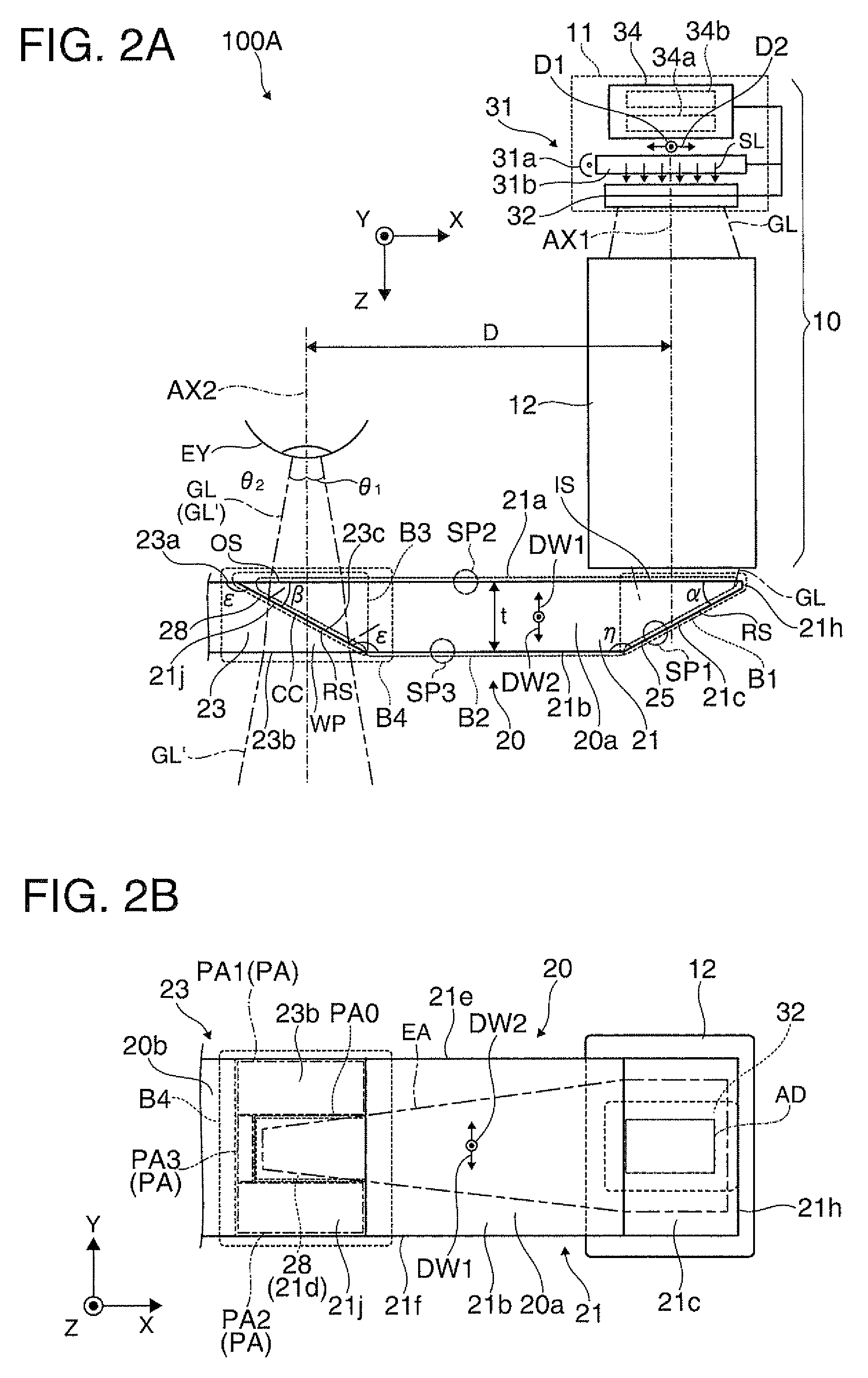 Virtual image display device