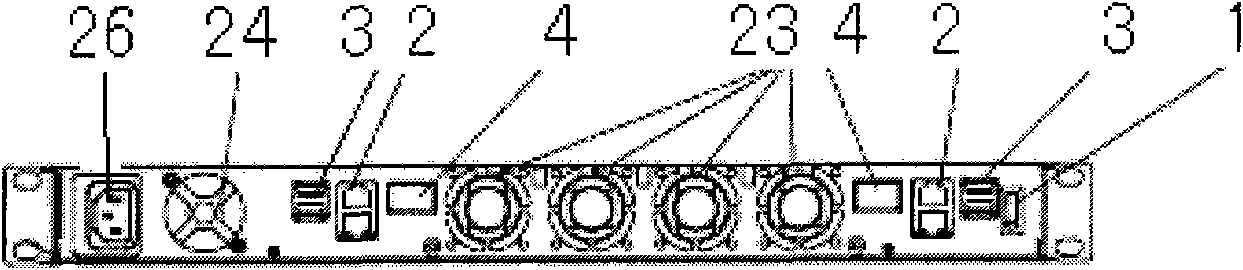 High-density rack server radiating system