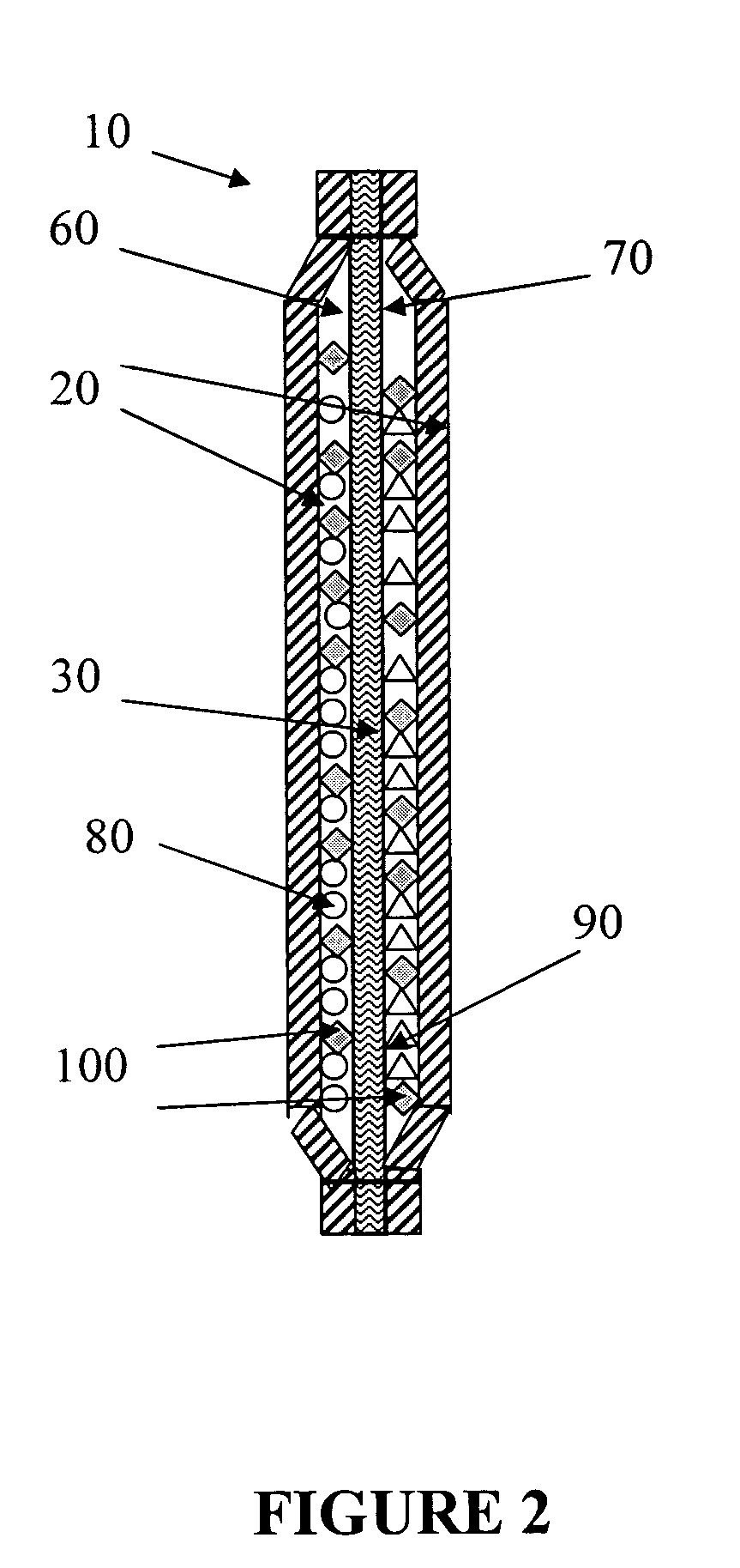 Device and methods for the production of chlorine dioxide vapor
