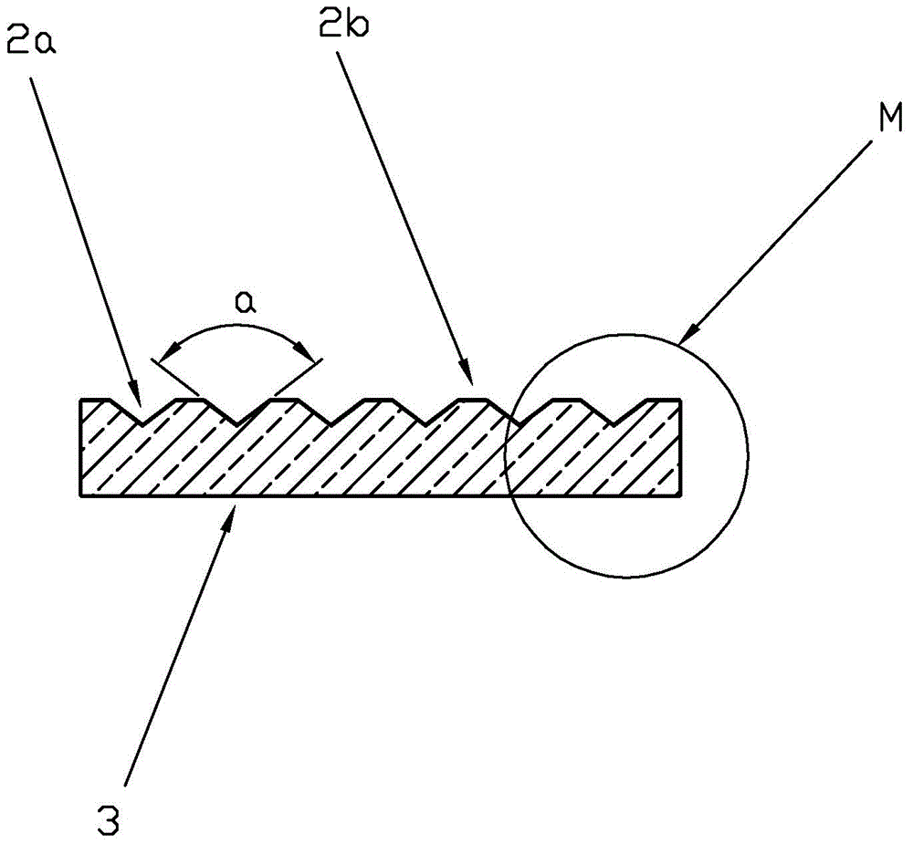 Embossed photovoltaic welding band and processing method thereof