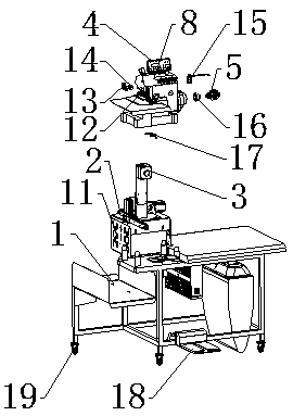 Automatic thread end-wrapping sewing machine