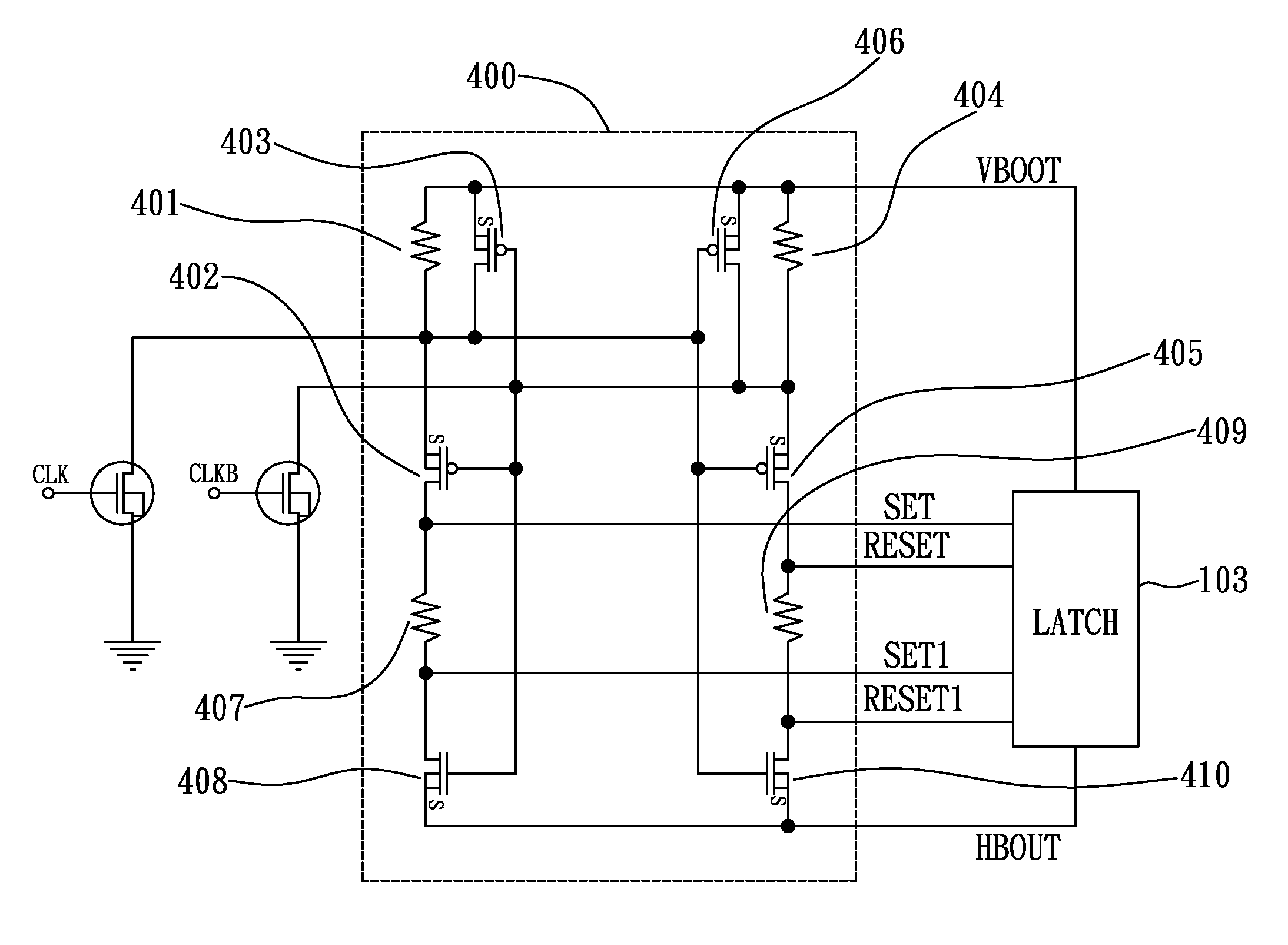 Active-load dominant circuit for common-mode glitch interference cancellation