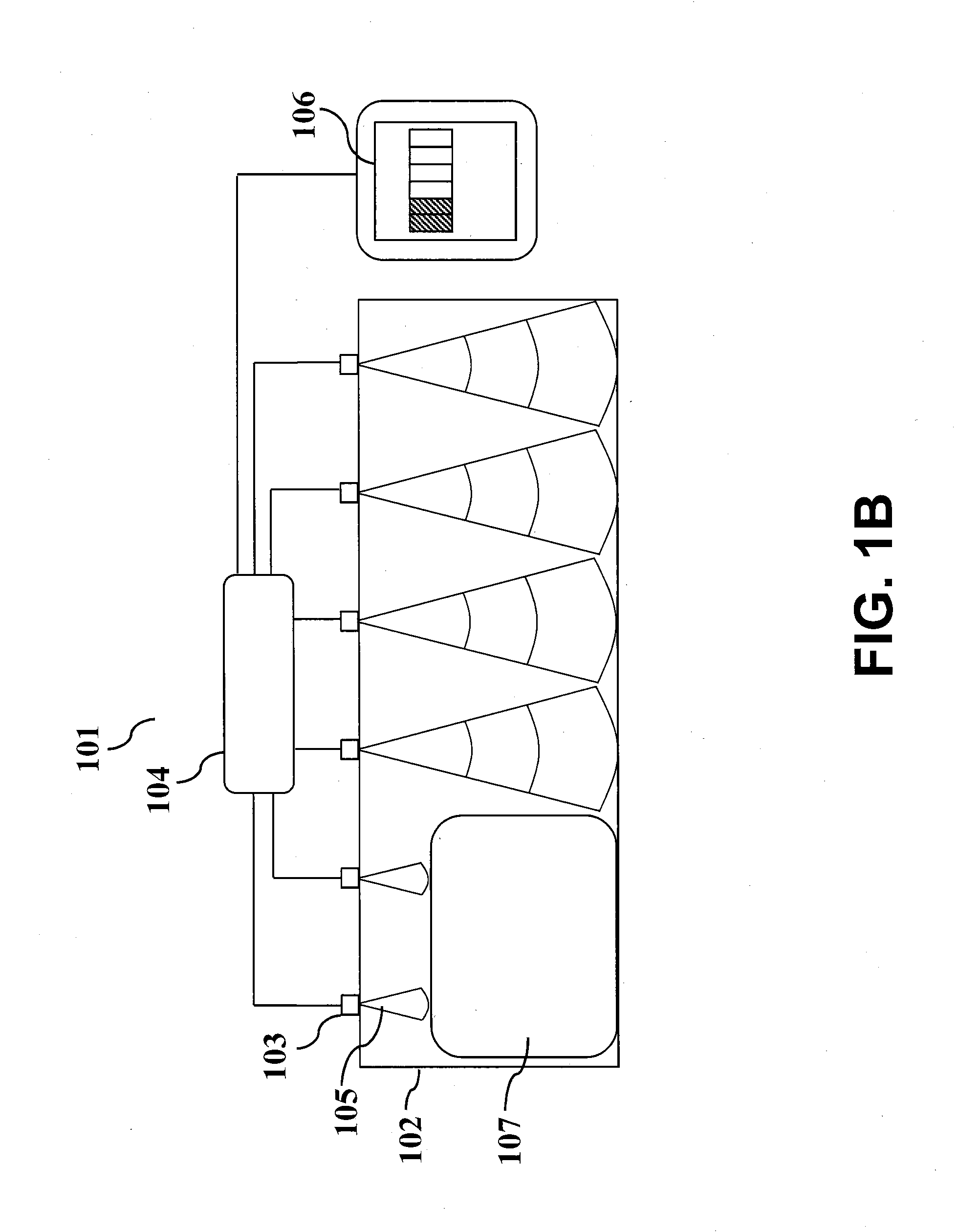 Apparatus and method to monitor the occupied volume within a fixed or variable volume