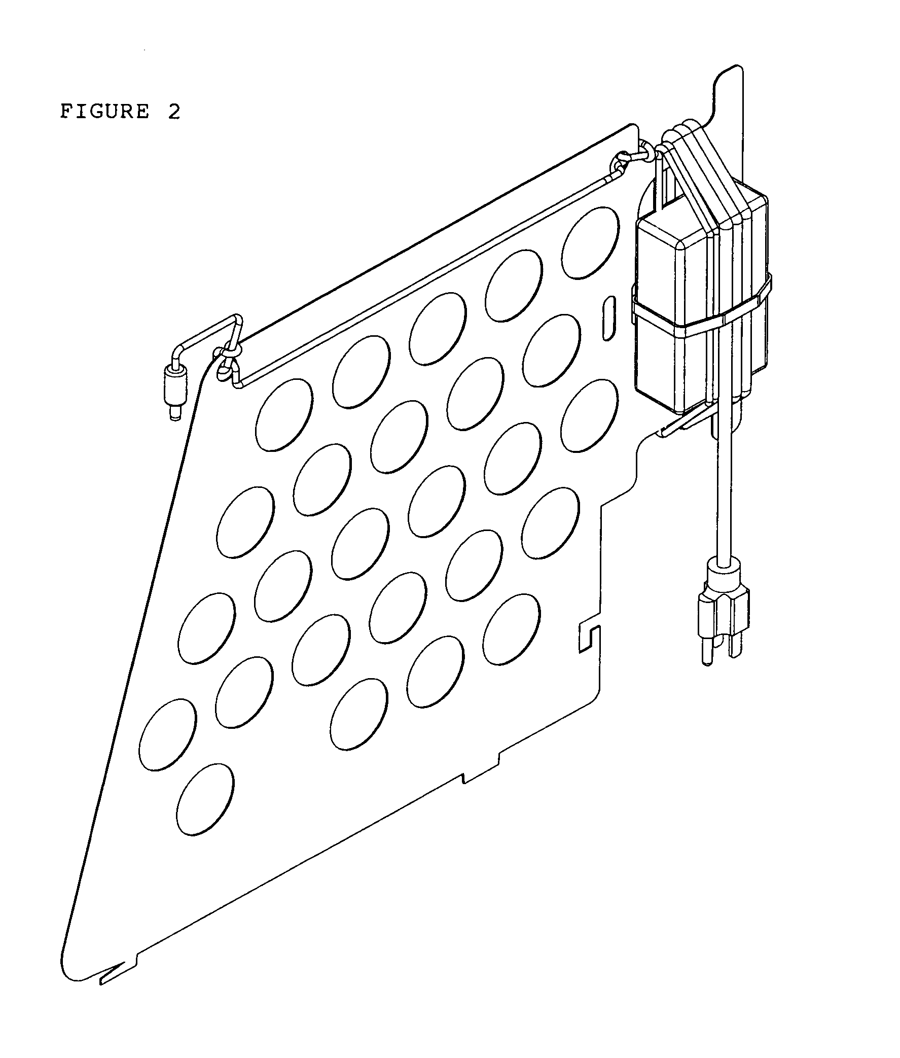 Separator with integrated storage for securing an electrical charging device and providing wire management