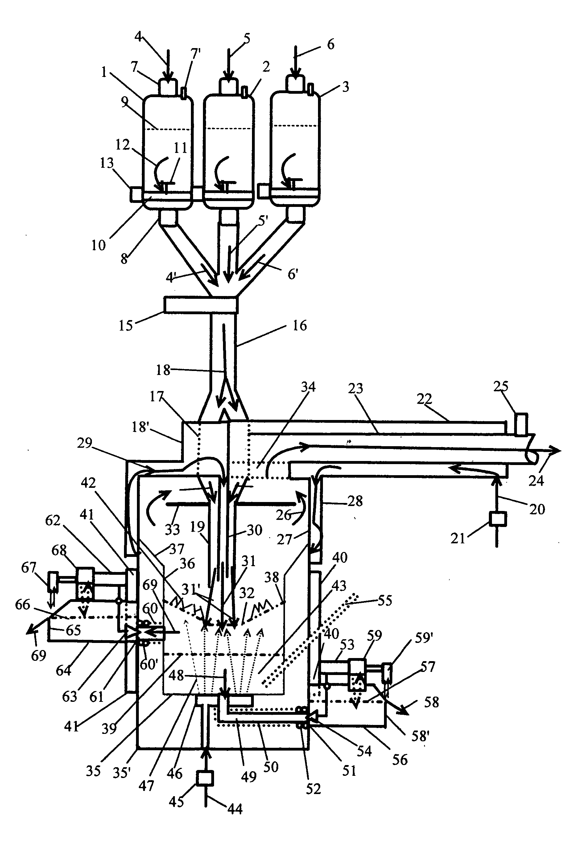 Single vessel blast furnace and steel making/gasifying apparatus and process