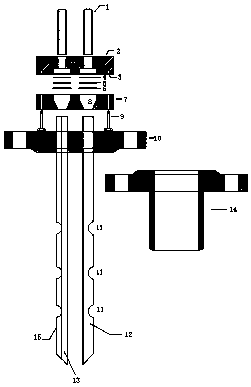 Anti-blocking flowmeter