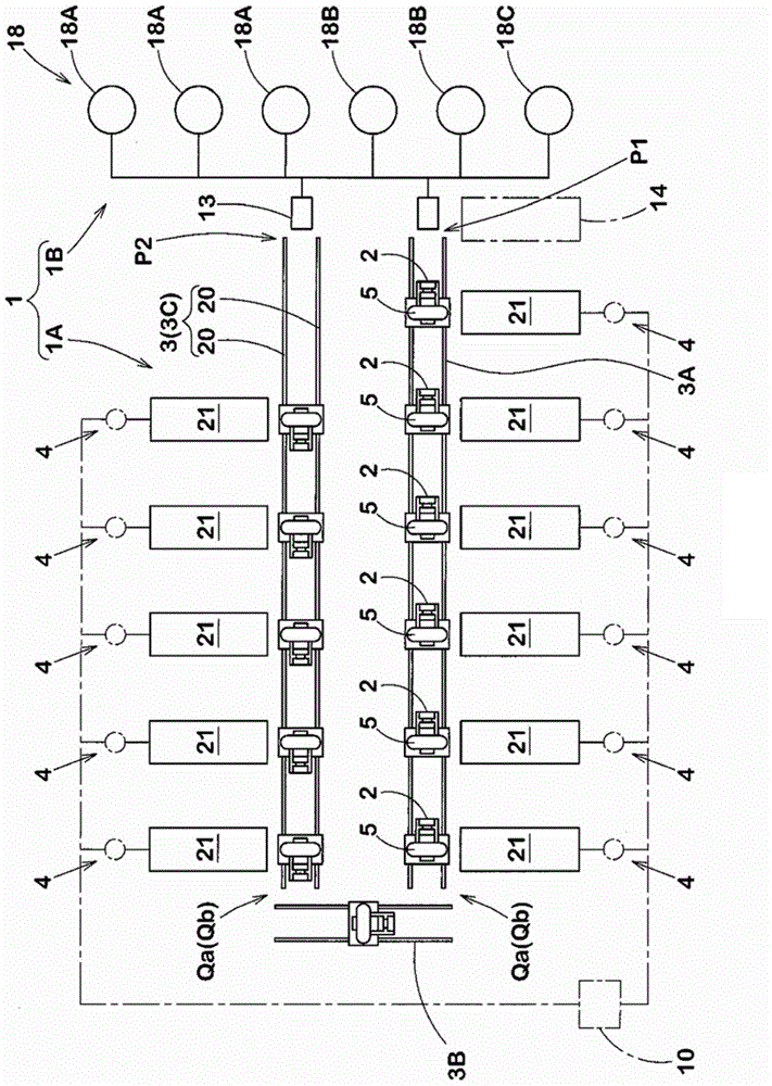 Tire manufacturing method and tire manufacturing line