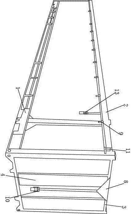 Flexible open-top garbage container