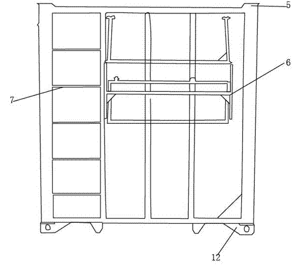 Flexible open-top garbage container