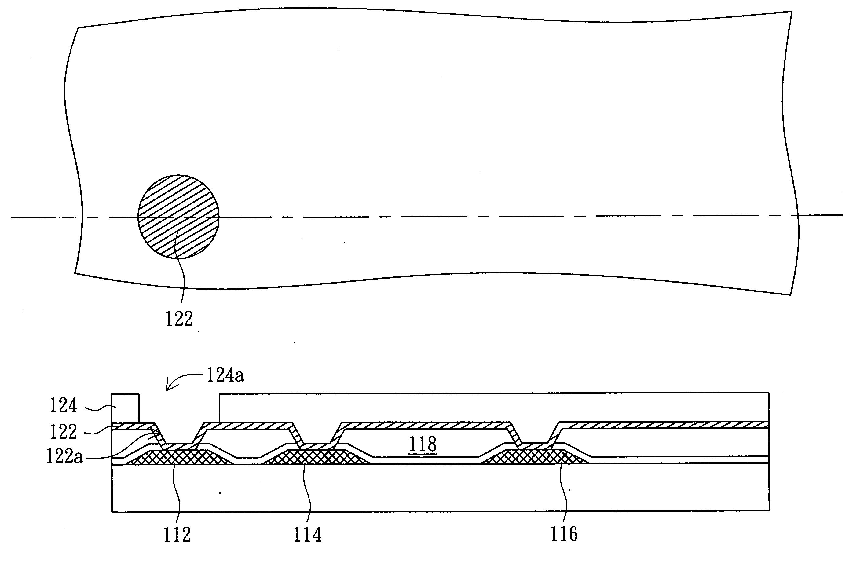 Wafer redistribution structure with metallic pillar and method for fabricating the same