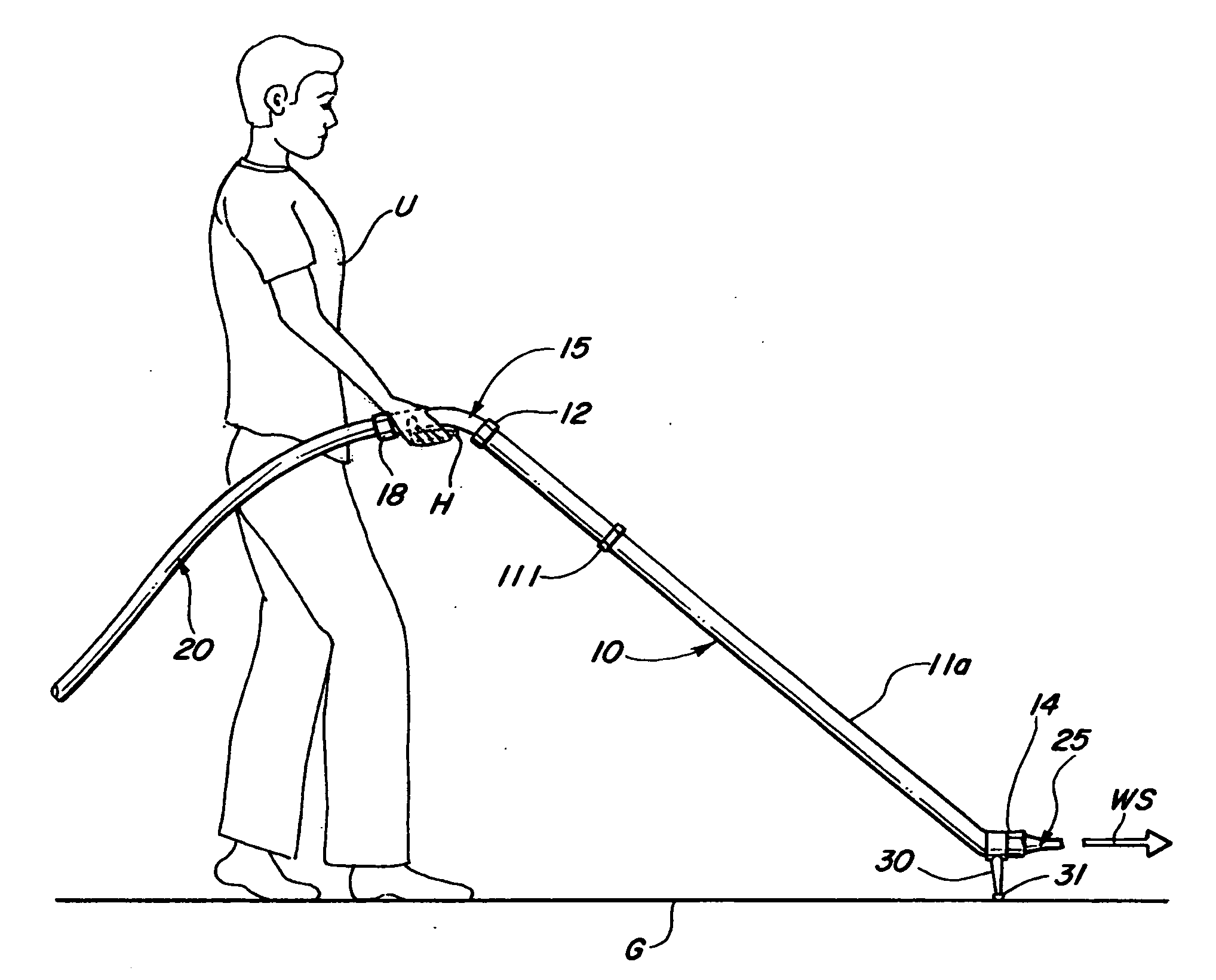 Water jet sweeper