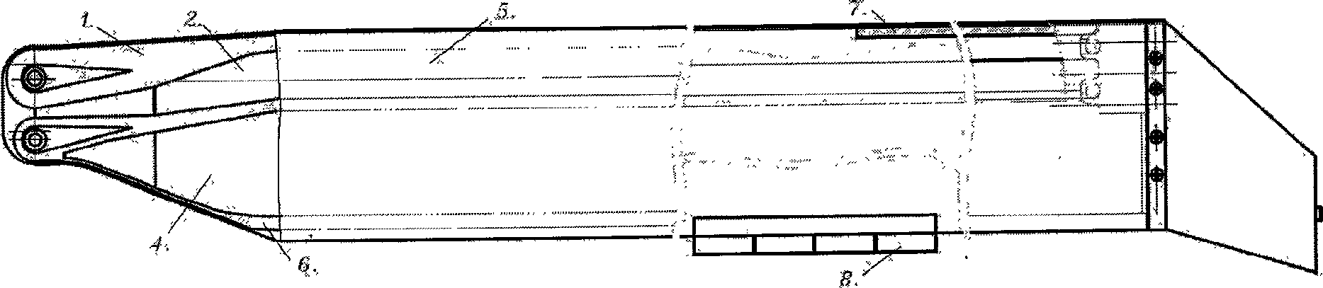 Method for structural design of coaxal helicopter composite material blade