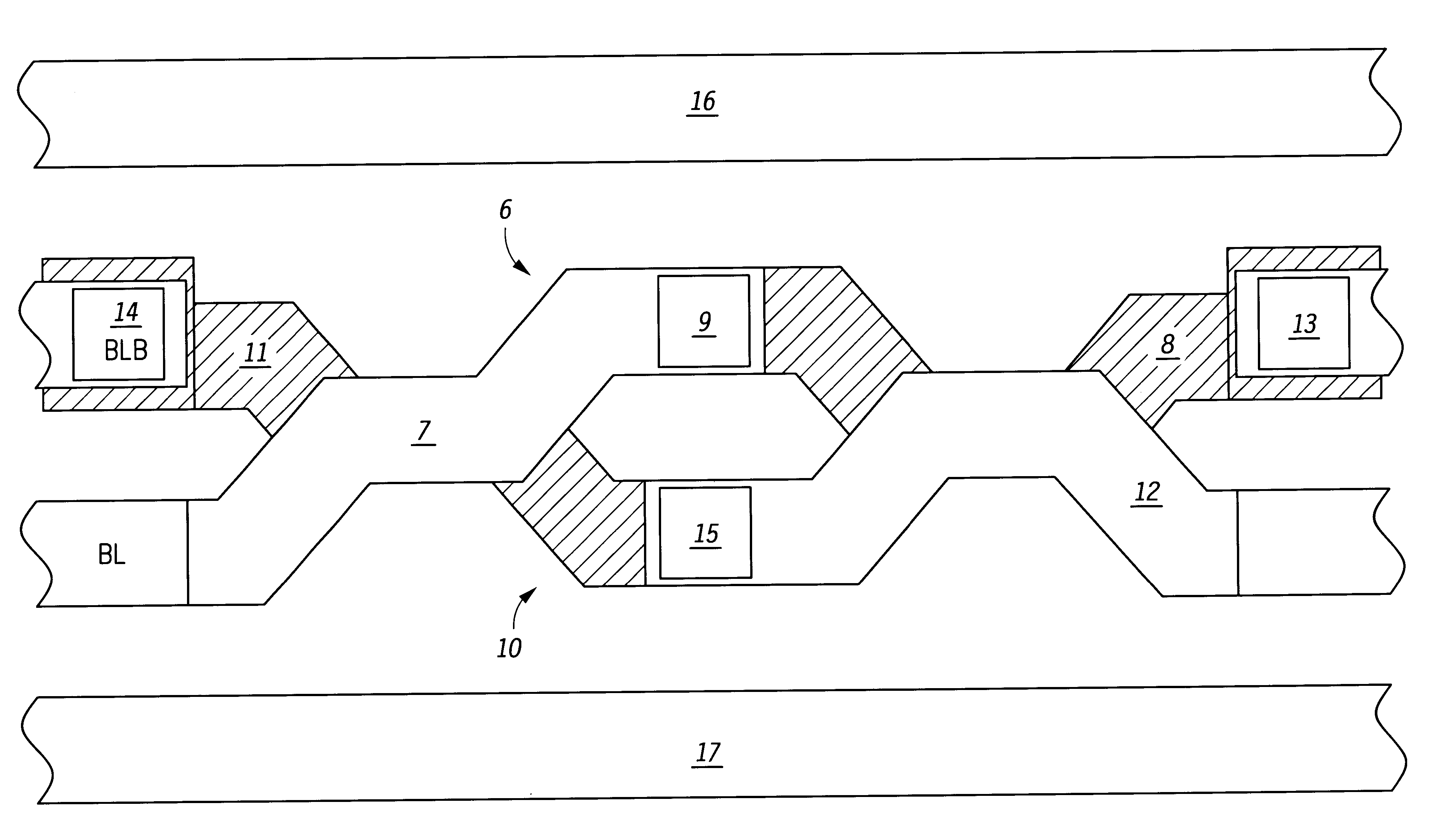 Integrated circuit having a balanced twist for differential signal lines