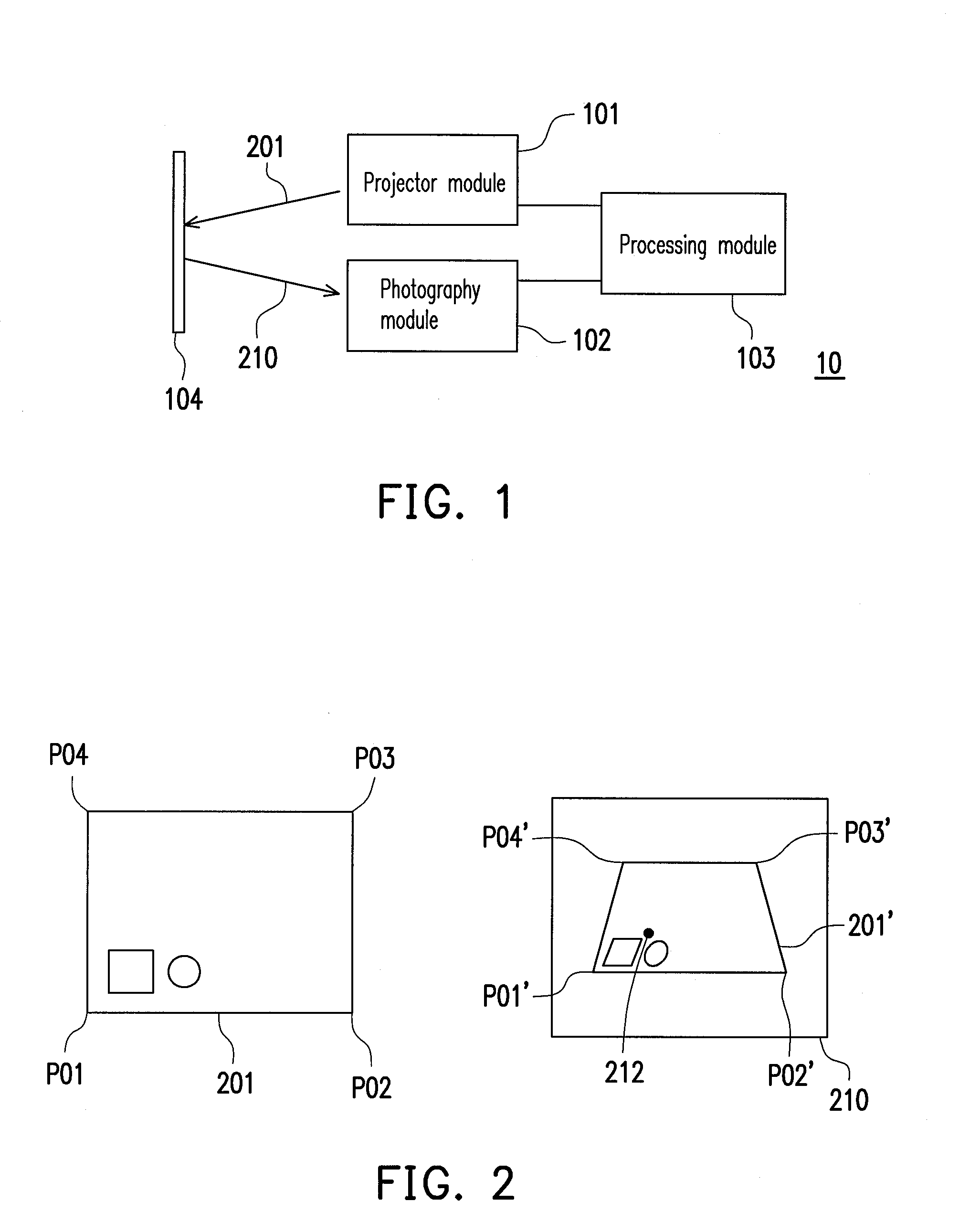 Projection system and image processing method thereof