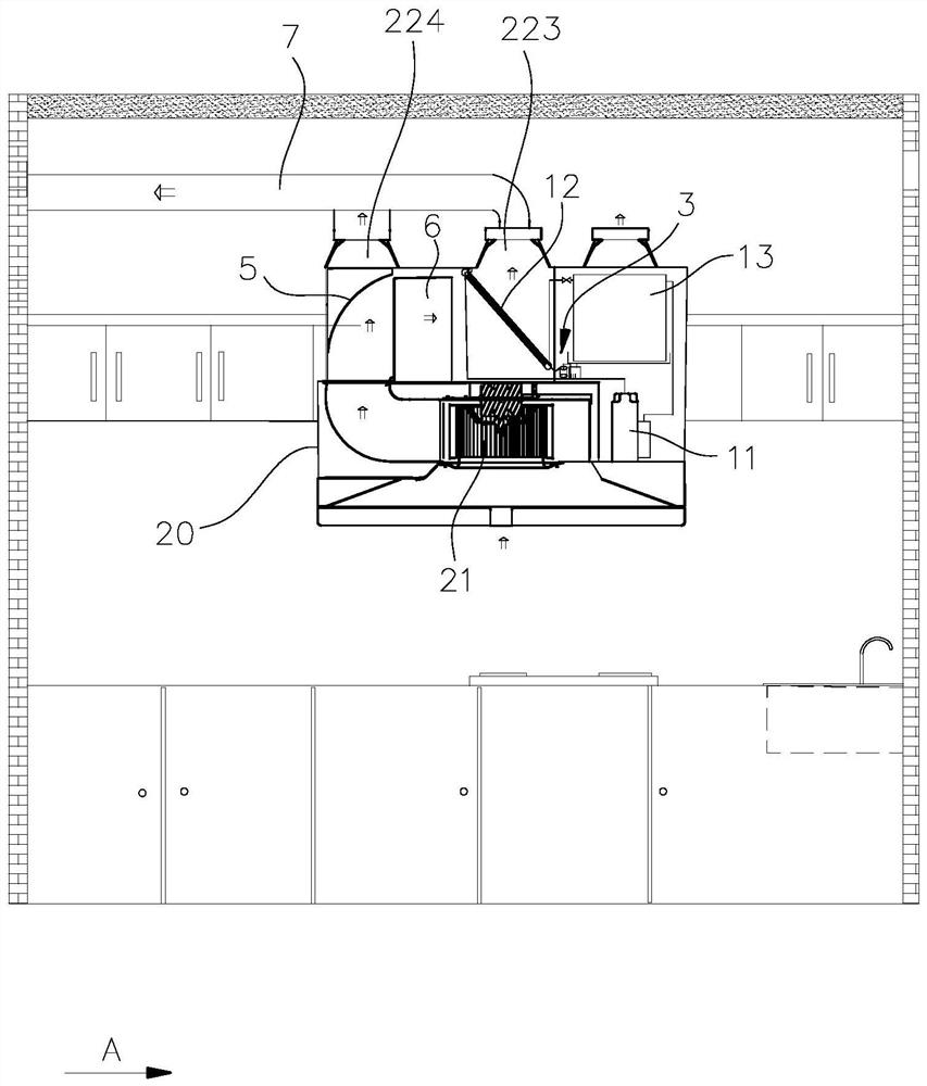 Kitchen air conditioning system