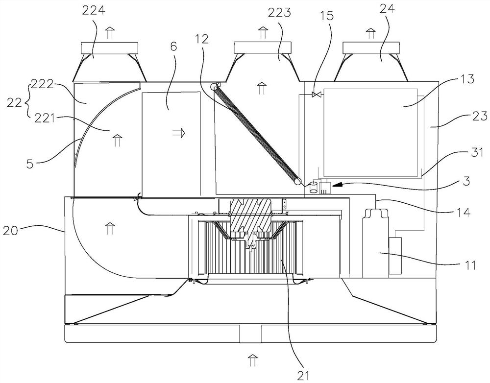 Kitchen air conditioning system