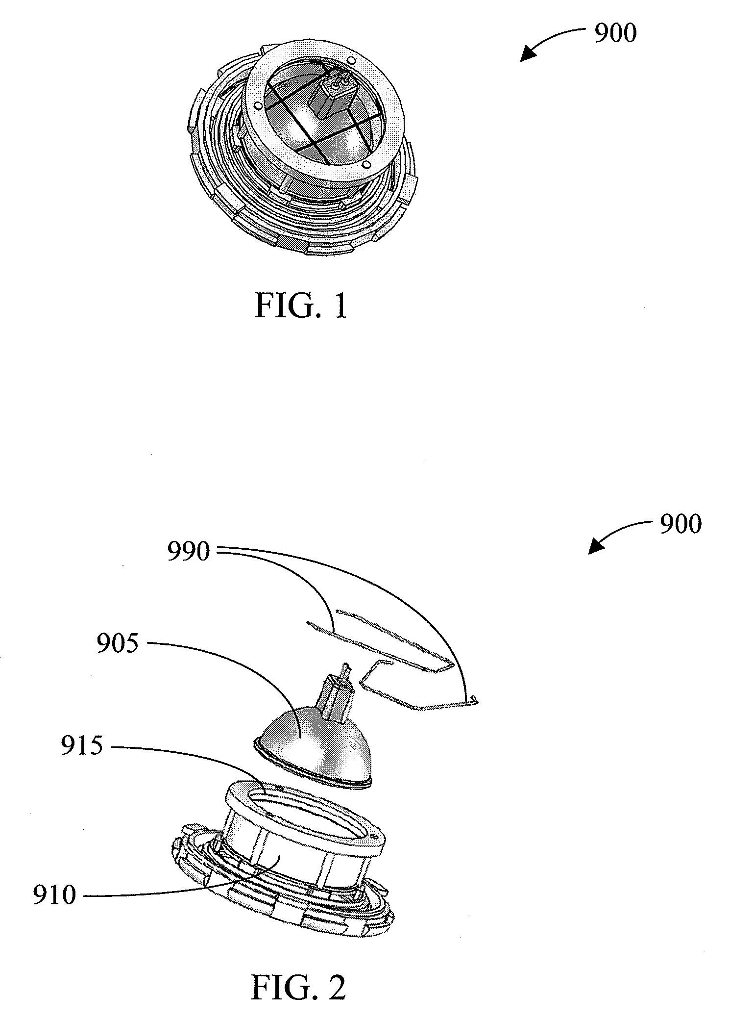 Lamp and method for supporting a light source