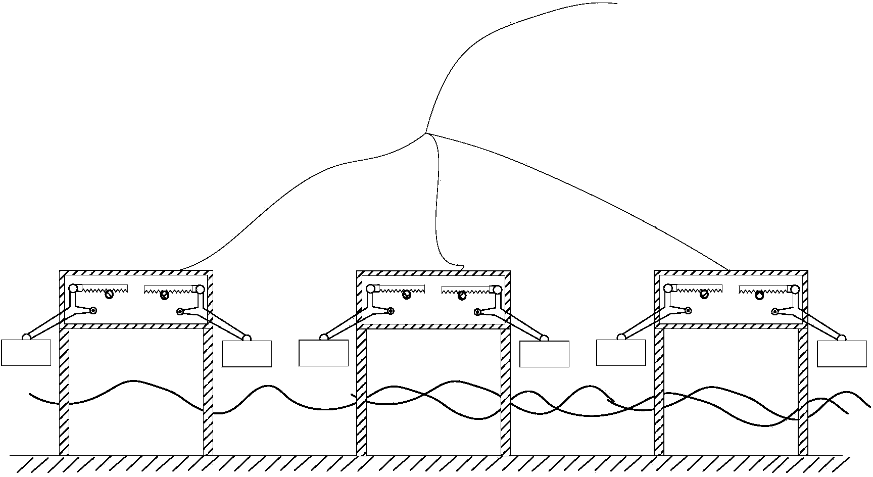 Vibration float type wave energy device