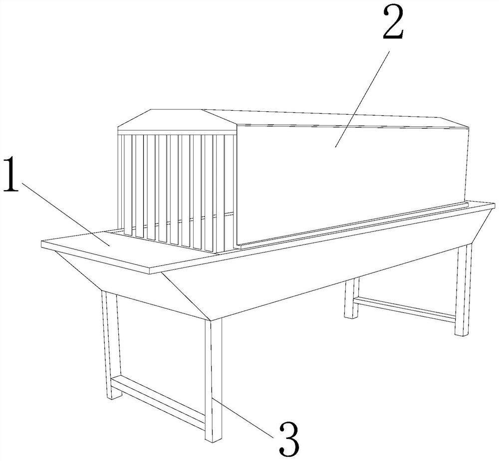 Material box cleaning equipment for food safety production