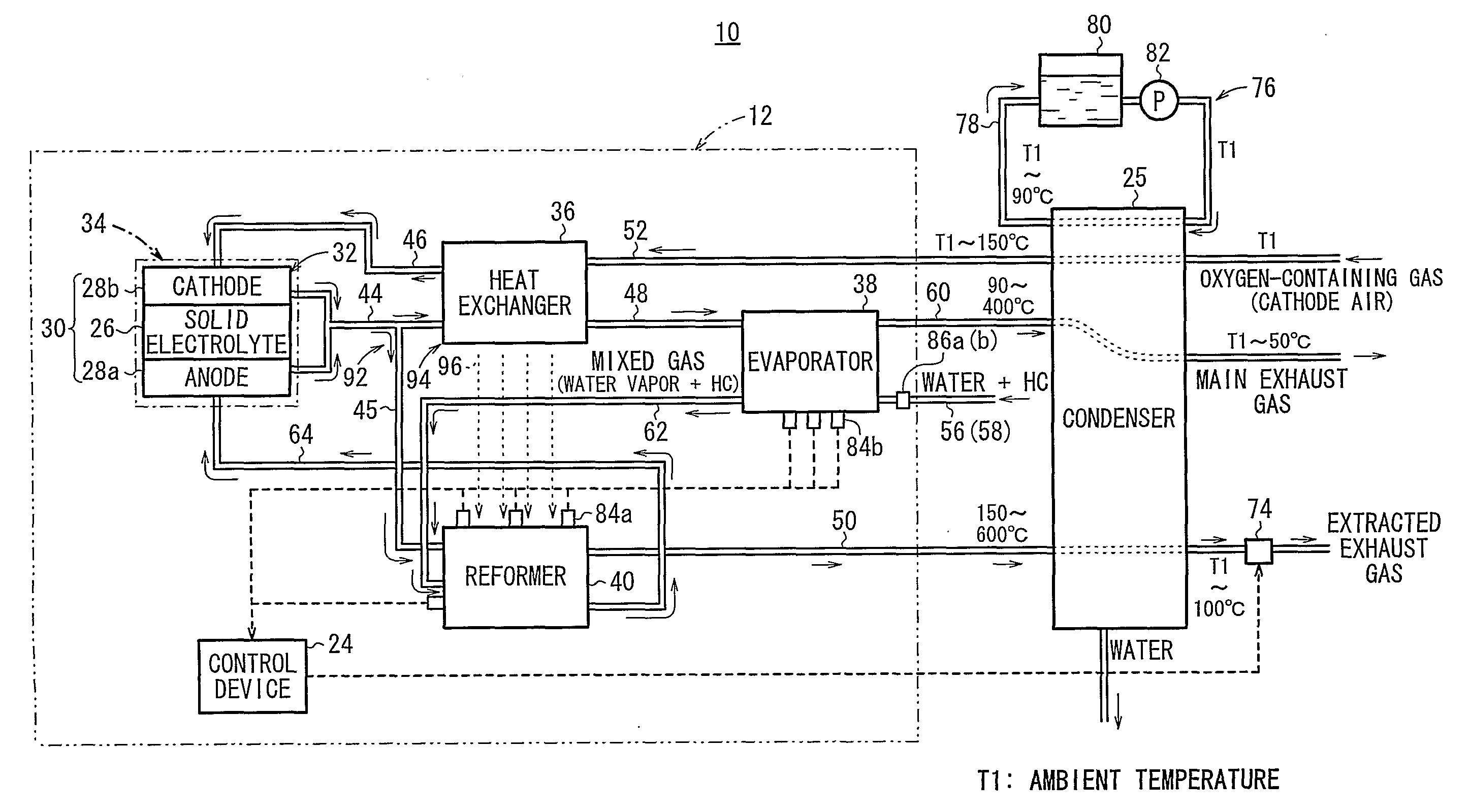 Fuel cell system and method of operating the fuel cell system