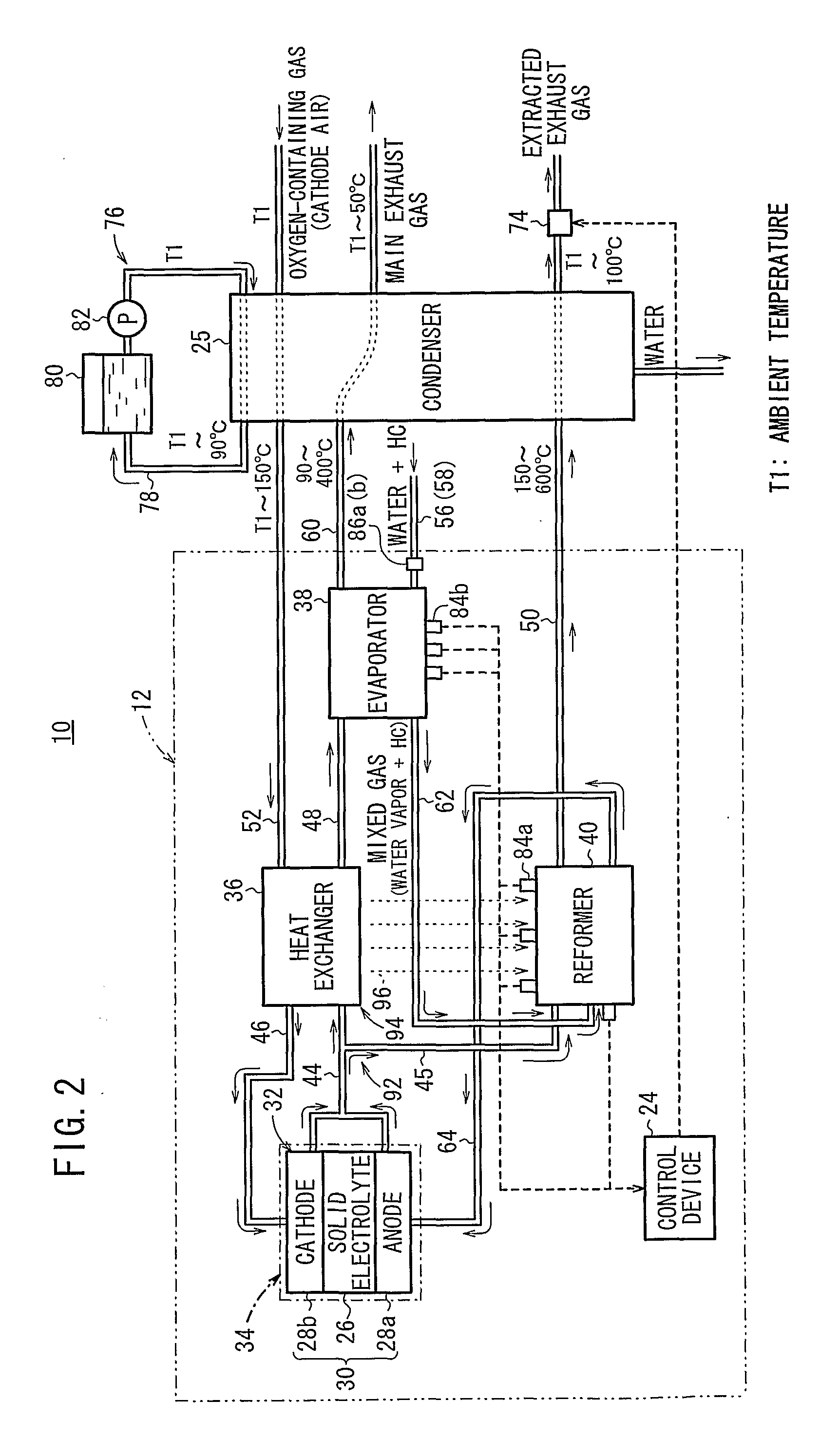 Fuel cell system and method of operating the fuel cell system