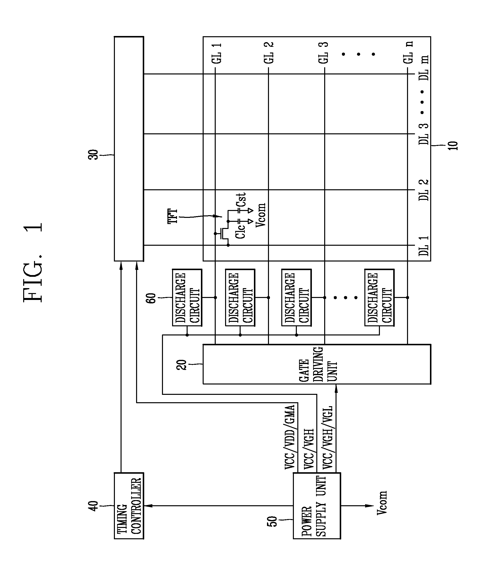 Liquid Crystal Display Device Having Discharge Circuit And Method Of Driving Thereof