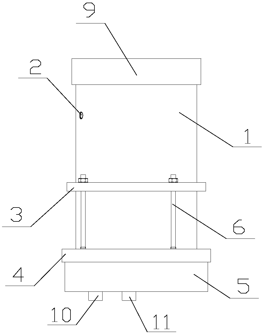 Continuous oil slurry static separation device, system and method