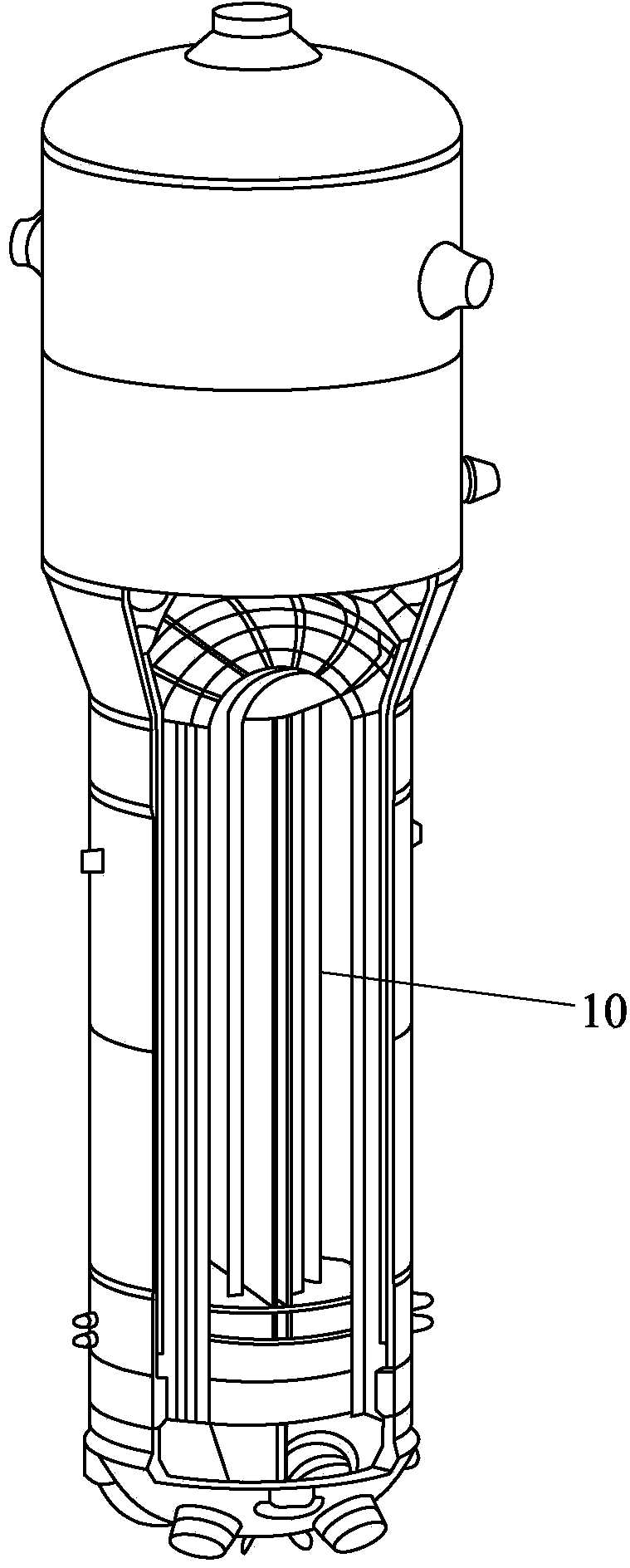 Nuclear power station climbing robot system and method for detecting secondary side of steam generator