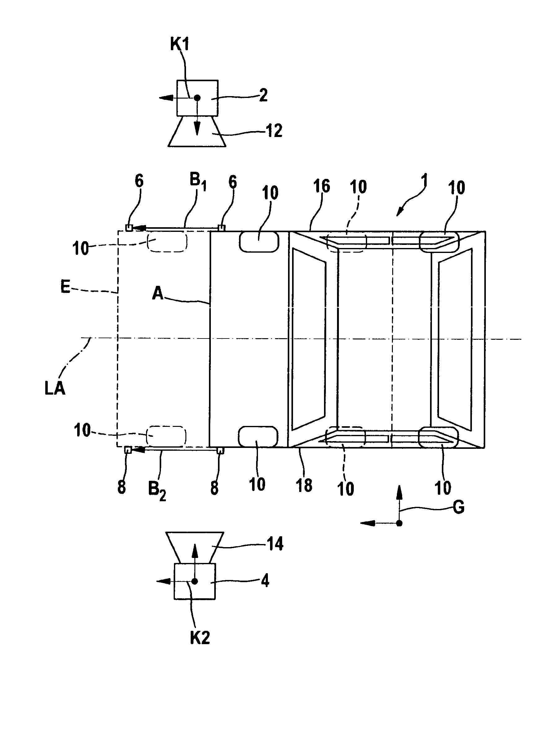 Method and device for checking the referencing of measuring heads in a chassis measuring system