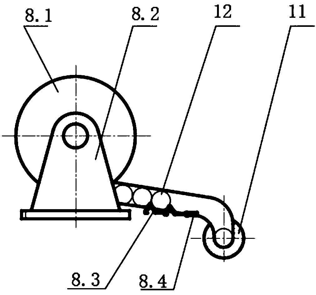 Semi-automatic assembly device for automobile cross shaft universal joint