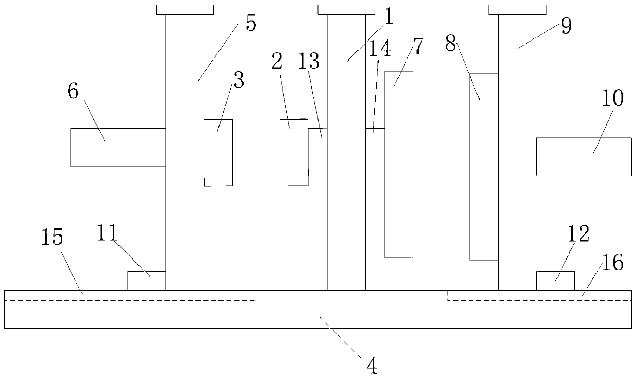 Mechanical property testing system for composite materials