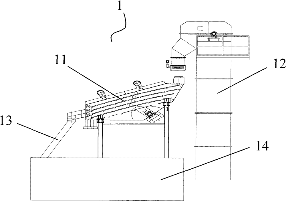 Vibration screening mechanism and early warning device for vibrating screen mesh rupture
