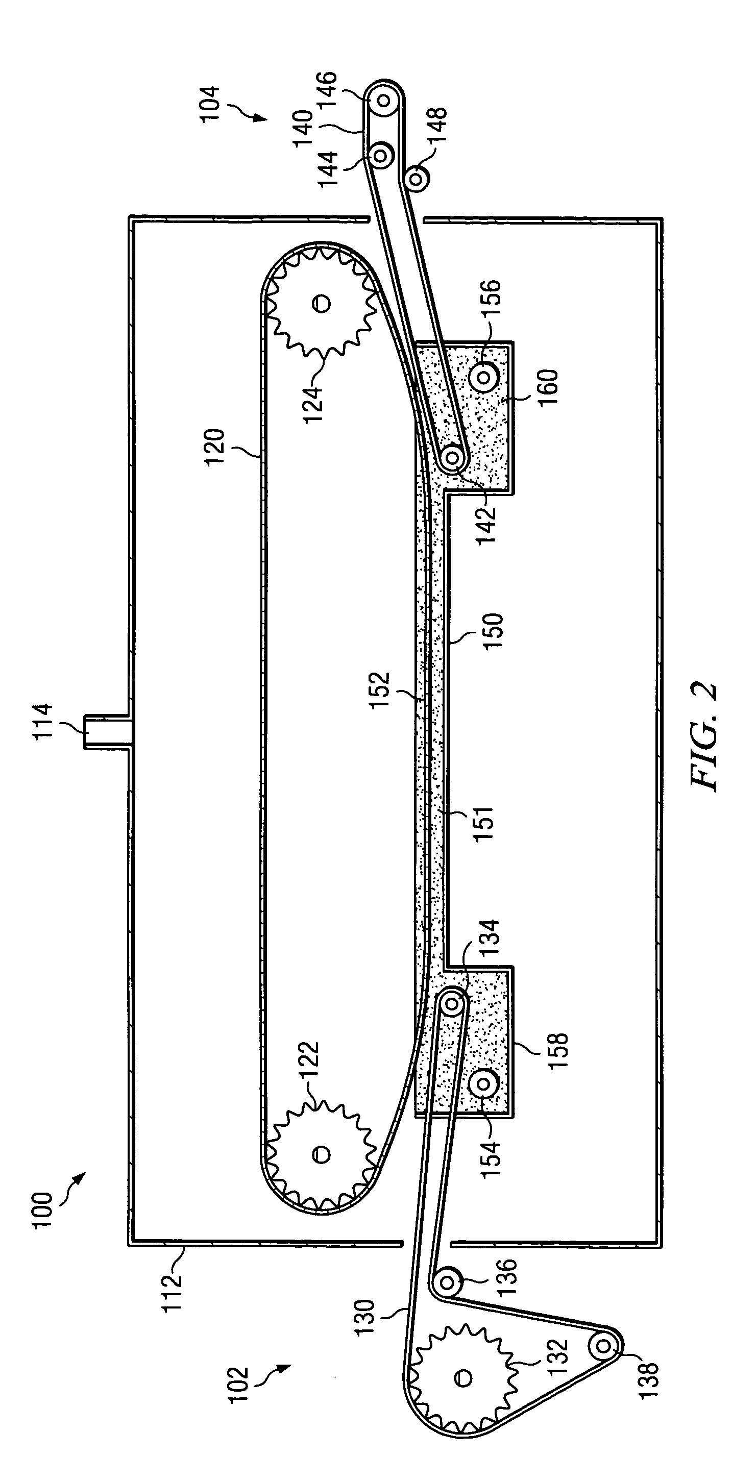 Single mold form fryer with product centering elements