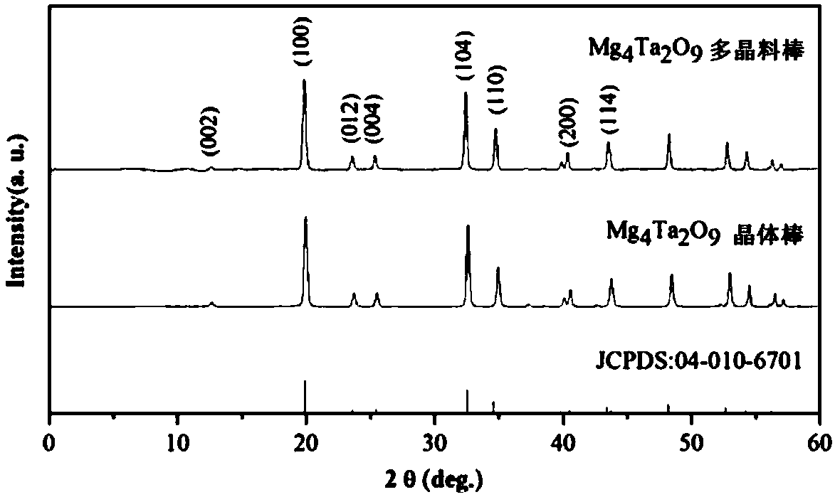 Intrinsic luminescent scintillation crystal magnesium tantalum oxide, and preparation method and use thereof